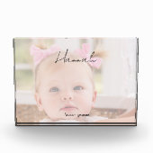 Aangepaste naam Bijbels Betekenis II Kinderfotoblo Fotoblokken (Voorkant)