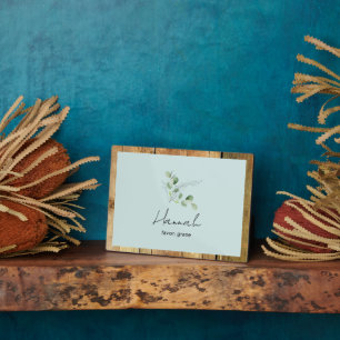 Aangepaste naam Bijbelse betekenis II Plaque Fotoplaat