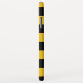 Aangepaste naam| Bijenzwart en geel patroon Case-Mate iPhone Case (Achterkant/rechts)