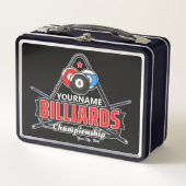 Aangepaste NAAM Billiards 8 Ball Pool Cue Rack (Voorkant)