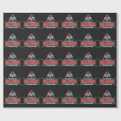 Aangepaste NAAM Billiards 8 Ball Pool Cue Rack Cadeaupapier (Vlak)