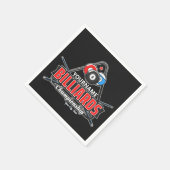 Aangepaste NAAM Billiards 8 Ball Pool Cue Rack Servet (Hoek)