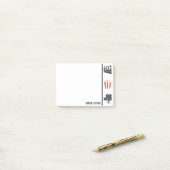 Aangepaste naam | Bioscoop Emojis Post-it® Notes (Op bureau)