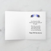 Aangepaste naam Birthday for Bike, Cycle Fan Kaart (Binnen)
