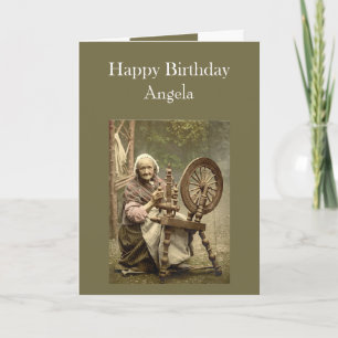 Aangepaste naam Birthday Humor  centrifugeklasse Kaart