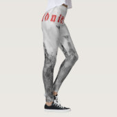 Aangepaste naam Black Pastel Leggings (Rechts)