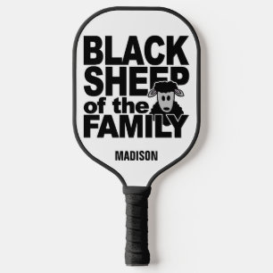 Aangepaste naam "Black Sheep" Pickleball Paddle