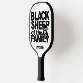 Aangepaste naam "Black Sheep" Pickleball Paddle (Links)
