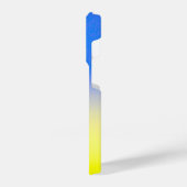 Aangepaste naam: blauw en geel Oekraïne geïnspiree iPhone Hoesje (Linkerkant)