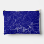 Aangepaste naam blauw marmerpatroon etui (Achterkant)