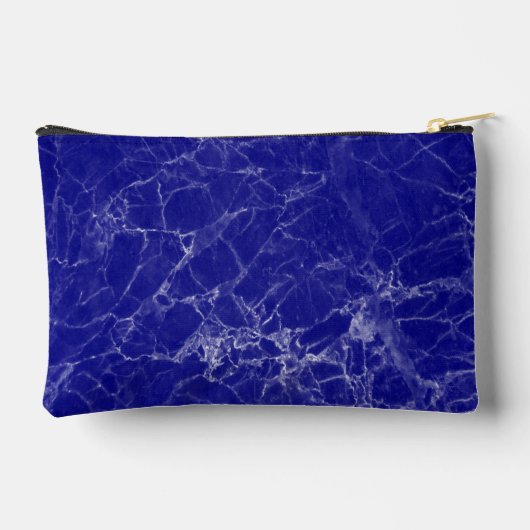 Aangepaste naam blauw marmerpatroon etui (Achterkant)