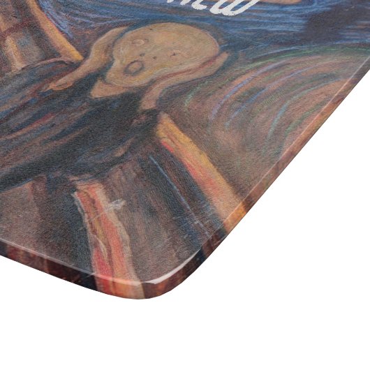 Aangepaste naam blauw sinaasappel schilderij De Sc Snijplank (Hoek)