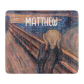 Aangepaste naam blauw sinaasappel schilderij De Sc Snijplank (Voorkant)