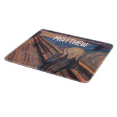 Aangepaste naam blauw sinaasappel schilderij De Sc Snijplank (Hoek)