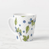 Aangepaste naam Blauwbes Latte Mok (Linkerhoek)