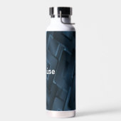 Aangepaste naam: blauwe diamantvormen waterfles (Links)