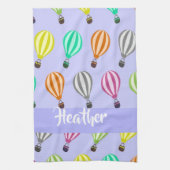 Aangepaste naam: blauwe luchtballon theedoek (Verticaal)