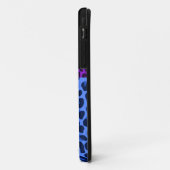 Aangepaste naam blauwe luipaard, paarse boeg Case-Mate iPhone case (Achterkant/links)