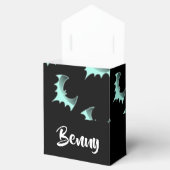 Aangepaste naam blauwe vlekken bedankdoosjes (Geopend)