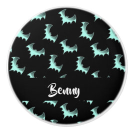 Aangepaste naam blauwe vlekken keramische knop