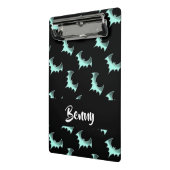 Aangepaste naam blauwe vlekken mini klembord (Angled2)