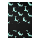 Aangepaste naam blauwe vlekken mini klembord (Achterkant)