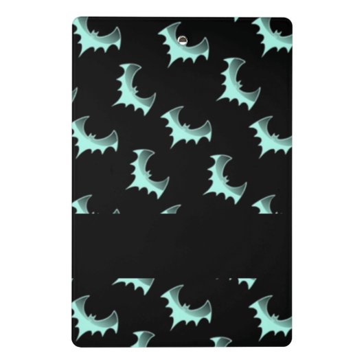 Aangepaste naam blauwe vlekken mini klembord (Achterkant)