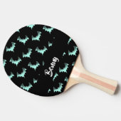 Aangepaste naam blauwe vlekken tafeltennisbatje (Zijkant)