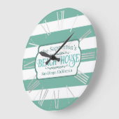 Aangepaste naam Blauwgroen strepen voor batches Grote Klok (Hoek)