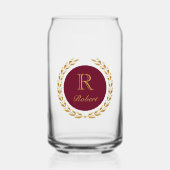 Aangepaste naam blikvorm glas (Voorkant)