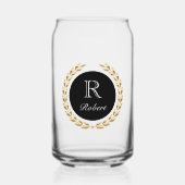 Aangepaste naam blikvorm glas (Voorkant)