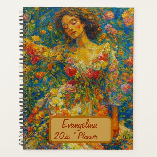 Aangepaste naam Bloem planner (Voorkant)