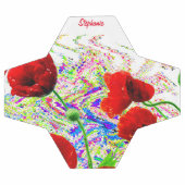 Aangepaste naam Bloemen Papaver Bloemen Kleurrijke Voetbal (Enkel)