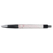Aangepaste Naam Bloemen Print Pen 'Roze' (Voorkant)