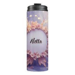 Aangepaste Naam Bloemenfee Thema: Thermische Tumbl Thermosbeker