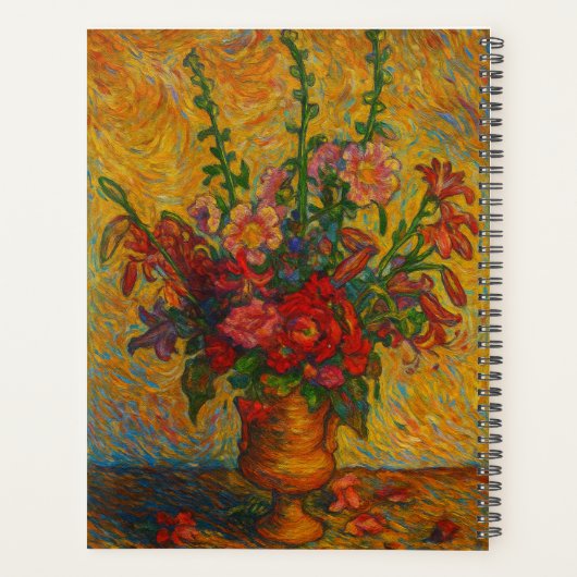 Aangepaste naam bloemenplanner planner (Achterkant)