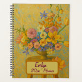 Aangepaste naam bloemenplanner planner (Voorkant)