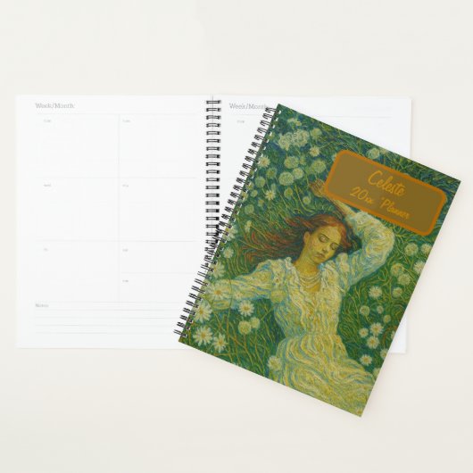 Aangepaste naam  bloemenplanner planner (Display)