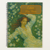 Aangepaste naam  bloemenplanner planner (Voorkant)