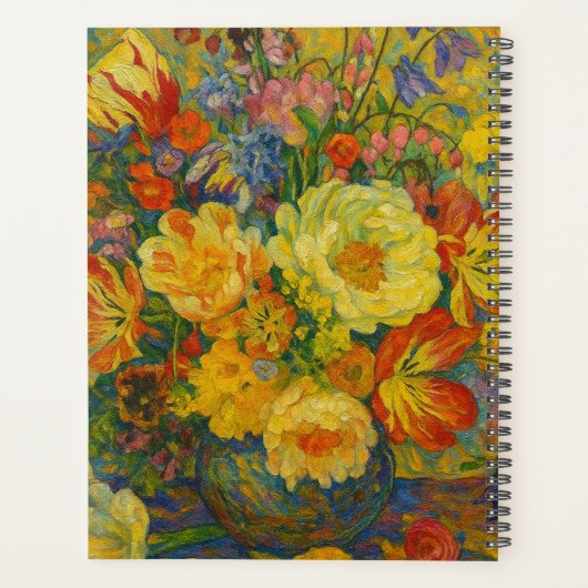 Aangepaste naam bloemenplanner planner (Achterkant)