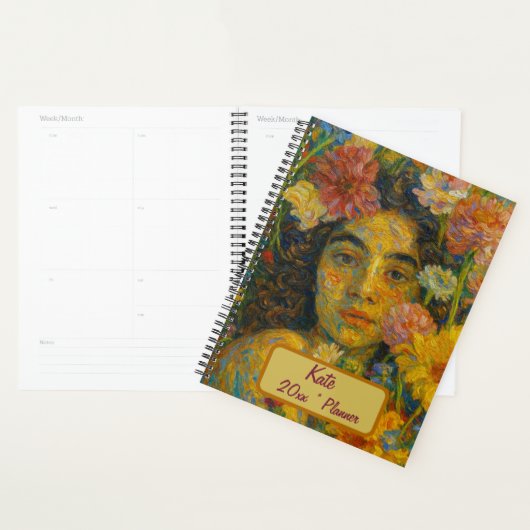 Aangepaste naam  bloemenplanner planner (Display)