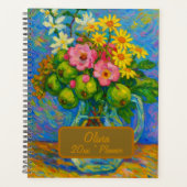 Aangepaste naam bloemenplanner planner (Voorkant)