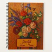 Aangepaste naam  bloemenplanner planner (Voorkant)