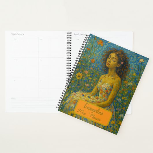Aangepaste naam  bloemenplanner planner (Display)