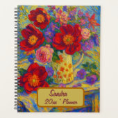 Aangepaste naam bloemenplanner planner (Voorkant)