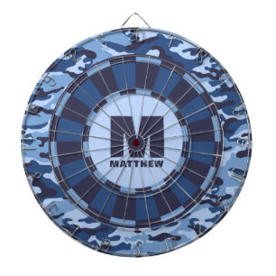 Aangepaste naam Blue Camo Dartboard Dartbord