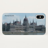 Aangepaste naam Boedapest telefoongevallen 3 Case-Mate iPhone Case (Achterkant (horizontaal))