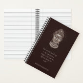 Aangepaste naam & Boeddha citaten Notitieboek (Binnen)