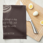 Aangepaste naam Boeddha Quote Theedoek (Quarter Fold)