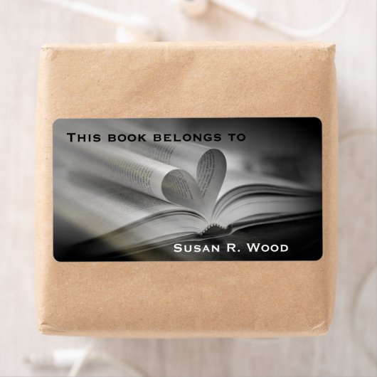 Aangepaste naam boek liefhebbers boek labels (Insitu)
